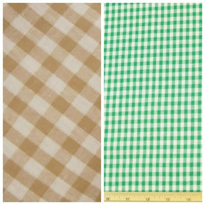 Gingham Tablecloth , Gingham Napkins , Pink Gingham Tablecloth , Blue Tablecloth , Red Gingham Tablecloth 100% Cotton Handmade - CushionCoverAndDecor