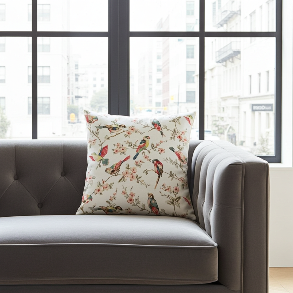 Cath Kidston British Birds Cushion Cover