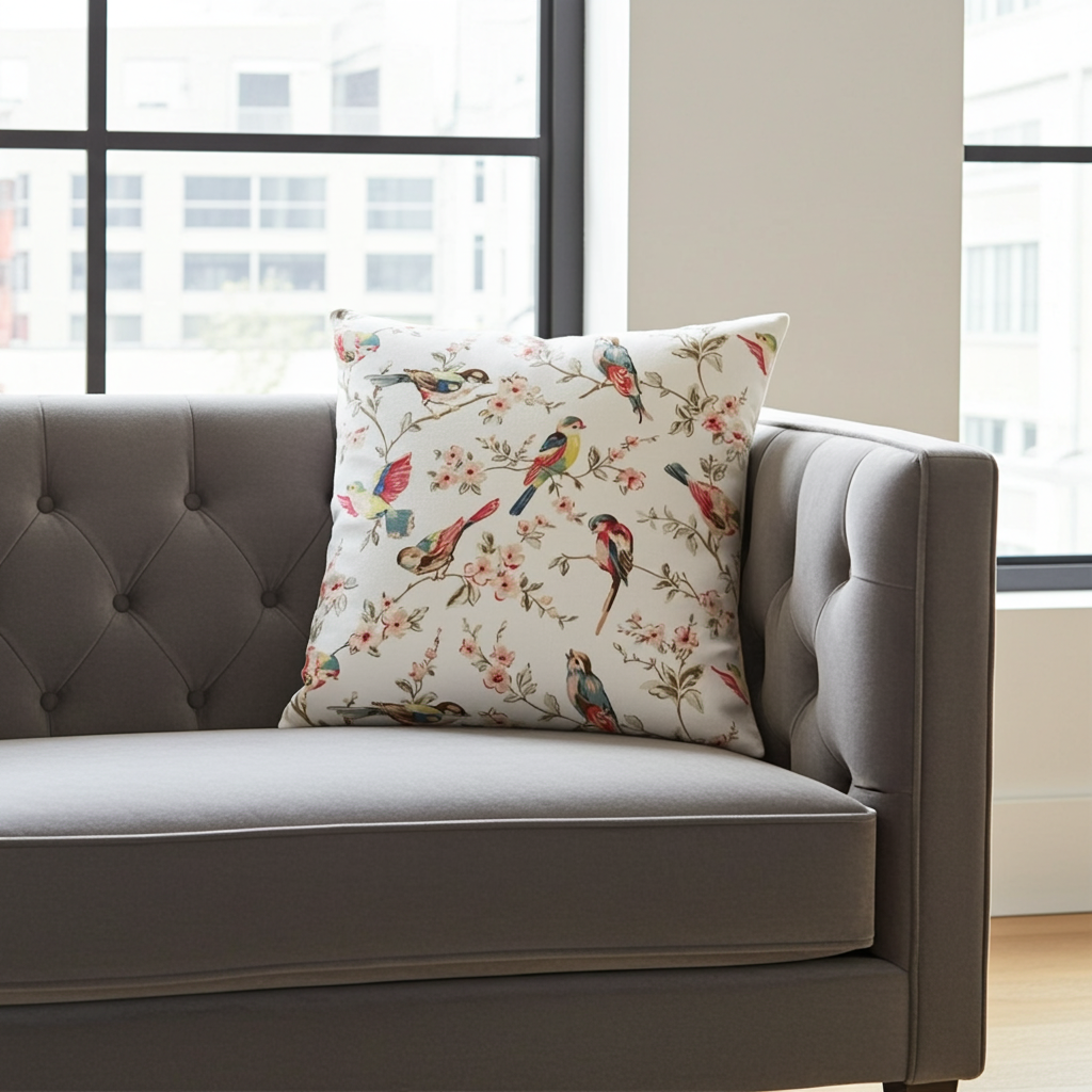 Cath Kidston British Birds Cushion Cover
