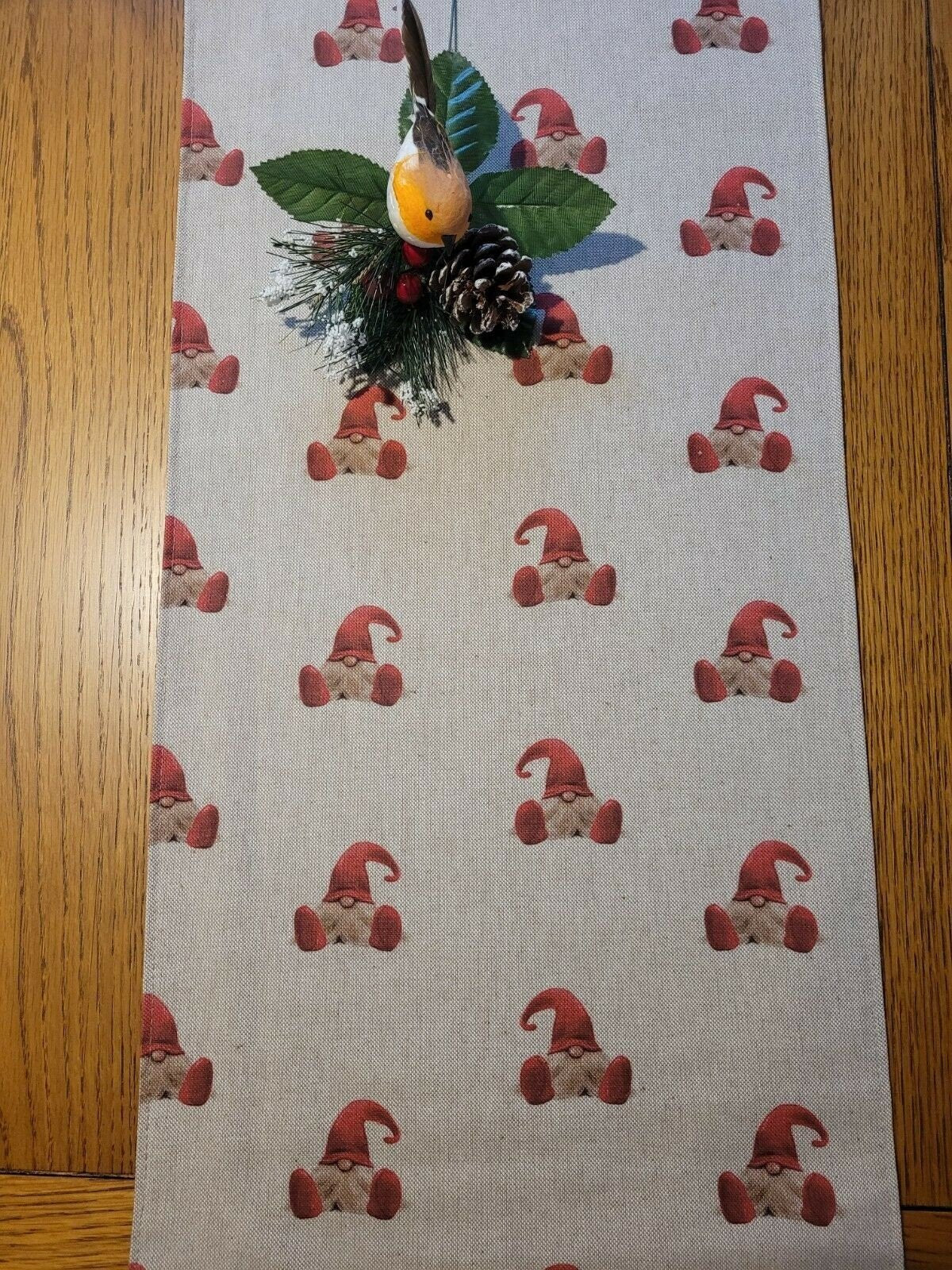 Gonk Elf Christmas Table Runner - CushionCoverAndDecor