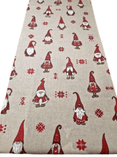 Gonk Elf Christmas Table Runner - CushionCoverAndDecor