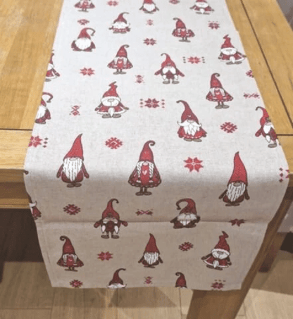 Gonk Elf Christmas Table Runner - CushionCoverAndDecor