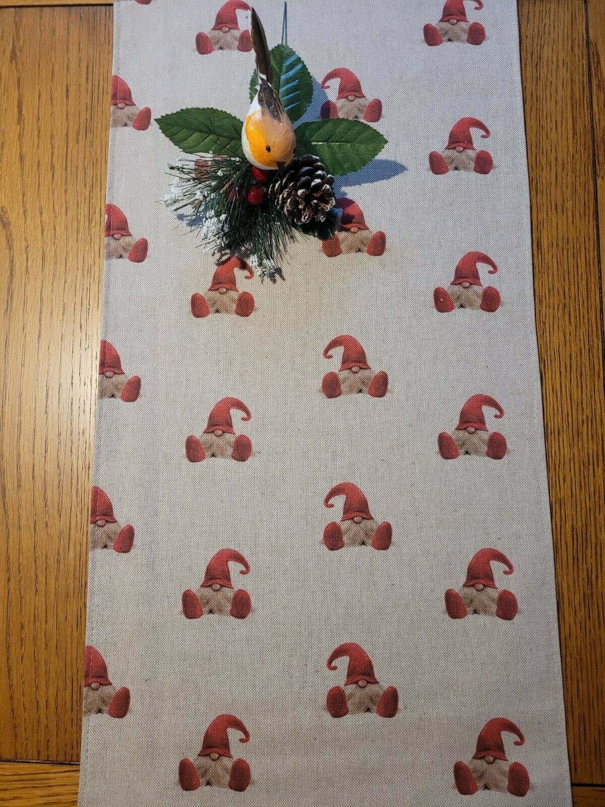 Gonk Elf Christmas Table Runner - CushionCoverAndDecor