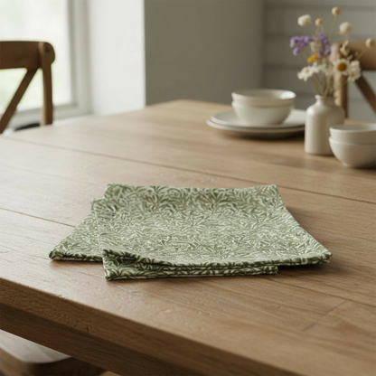 Tischläufer, Servietten mit springenden Hasen, Naturbeige-Design, Ostertischläufer, Größen: 91 cm, 122 cm, 137 cm, 152 cm, 163 cm, 183 cm, 213 cm, 244 cm, 264 cm, Handgefertigt aus 100 % Baumwolle