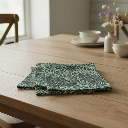 Tischläufer, Servietten mit springenden Hasen, Naturbeige-Design, Ostertischläufer, Größen: 91 cm, 122 cm, 137 cm, 152 cm, 163 cm, 183 cm, 213 cm, 244 cm, 264 cm, Handgefertigt aus 100 % Baumwolle