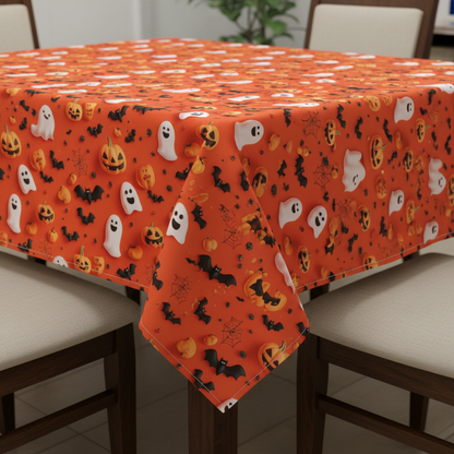 Spookie Cutie Halloween Ghost Tablecloth