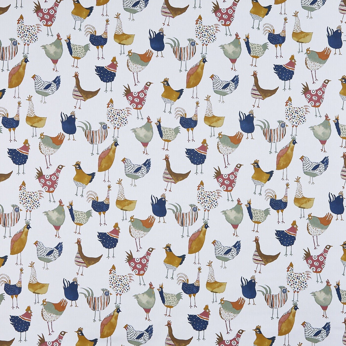 Harriet Hens Chicken Cotton Fabric Napkins Set - CushionCoverAndDecor