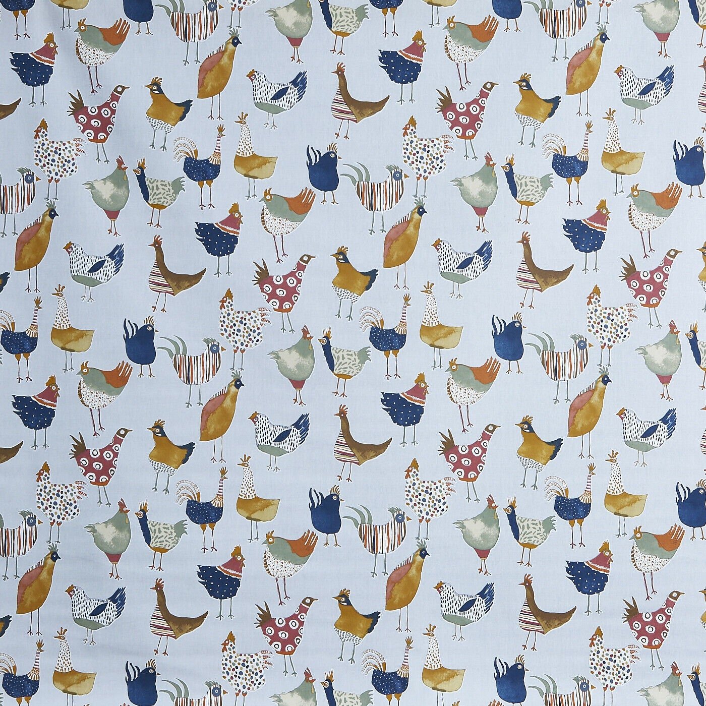 Harriet Hens Chicken Cotton Fabric Napkins Set - CushionCoverAndDecor