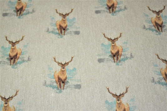 Highland Stag Christmas Tablecloth Available In Many Sizes - CushionCoverAndDecor