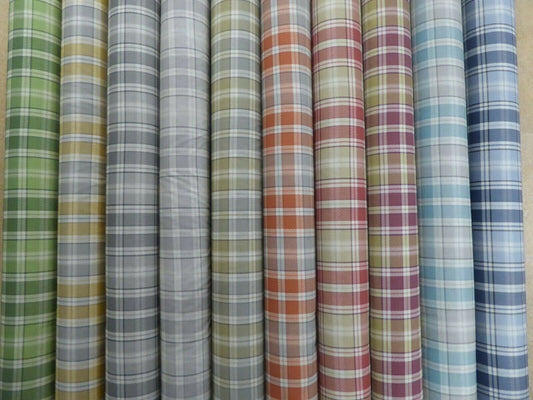 Highland Tartan Tablecloth , Checked Tablecloth , Cotton Rich Linen Look Tablecloth , Tablecloth UK - CushionCoverAndDecor