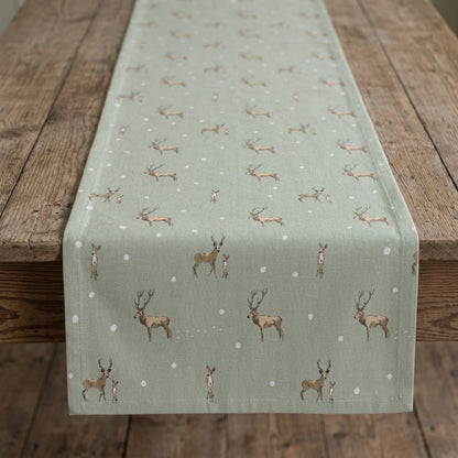 Sophie Allport Christmas Stags Table Runner