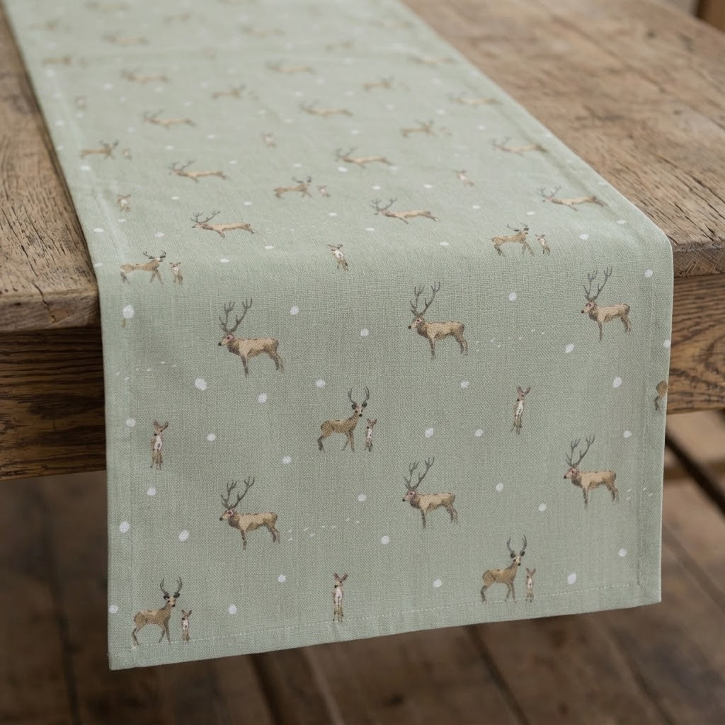 Sophie Allport Christmas Stags Table Runner