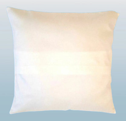 Fodera per cuscino con foglie simmetriche verde acqua