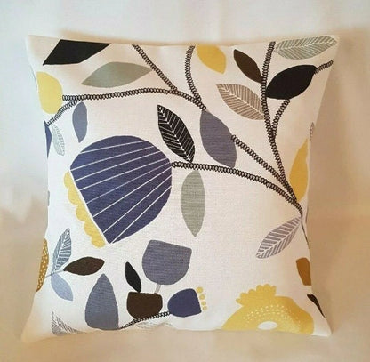 ILiv Pomegranate Trail Floral Ochre Yellow Cushion Cover , Throw Pillow , Scatter Cushions , Cushion Cover UK