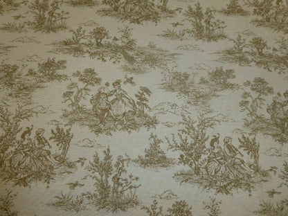 Oval Toile De Jouy Tablecloth , Vintage Tablecloth , French Tablecloth , Linen Tablecloth , Round Tablecloth , Round Tablecloth