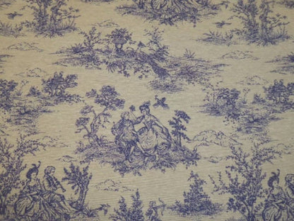 Oval Toile De Jouy Tablecloth , Vintage Tablecloth , French Tablecloth , Linen Tablecloth , Round Tablecloth , Round Tablecloth