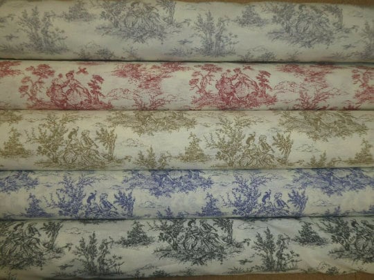 Oval Toile De Jouy Tablecloth , Vintage Tablecloth , French Tablecloth , Linen Tablecloth , Round Tablecloth , Round Tablecloth