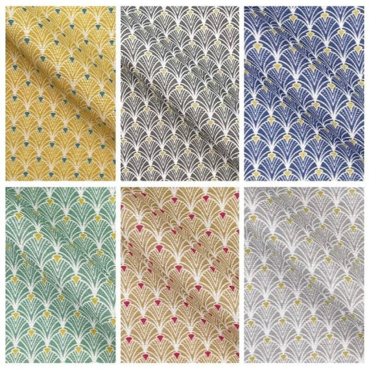 Art Deco Tablecloth , Geometric Tablecloth , Linen Tablecloth , Round Tablecloth , Oval Tablecloth