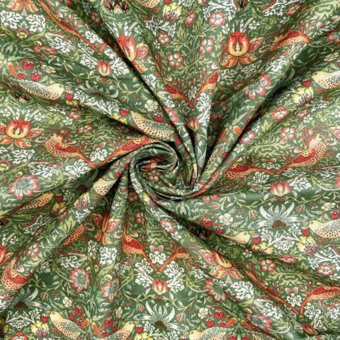 William Morris Strawberry Thief Tablecloth , Rectangle Tablecloth , Christmas Tablecloth , Round Tablecloth , Oval Tablecloth