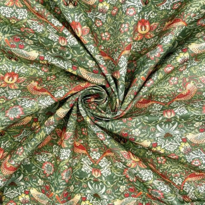 William Morris Strawberry Thief Tablecloth , Rectangle Tablecloth , Christmas Tablecloth , Round Tablecloth , Oval Tablecloth