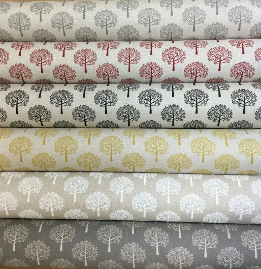 Mulberry Trees Tablecloth , Linen Look Tablecloth , Floral Tablecloth , Round Tablecloth , Oval Rectangle Tablecloth , Napkins