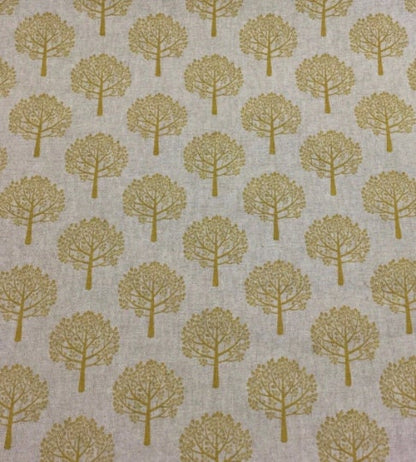 Round Mulberry Trees Tablecloth , Linen Look Tablecloth , Floral Tablecloth , Round Tablecloth , Oval Tablecloth