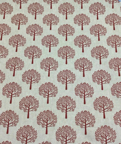 Mulberry Trees Ochre Tablecloth , Linen Look Tablecloth , Floral Tablecloth , Round Tablecloth , Oval Tablecloth