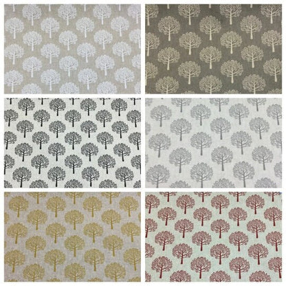 Round Mulberry Trees Tablecloth , Linen Look Tablecloth , Floral Tablecloth , Round Tablecloth , Oval Tablecloth