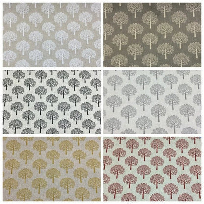 Round Mulberry Trees Tablecloth , Linen Look Tablecloth , Floral Tablecloth , Round Tablecloth , Oval Tablecloth
