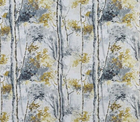 Silver Birch Trees Shadow Grey Yellow Cushion Cover , Throw Pillow , Scatter Cushions , Cushion Cover UK