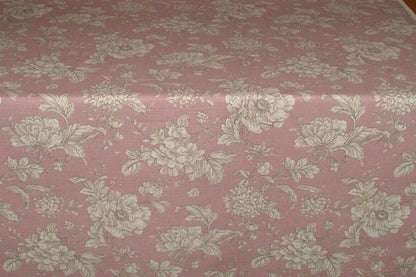 Pink Rose Floral Tablecloth , Round Oval Square Rectangle , Handmade UK