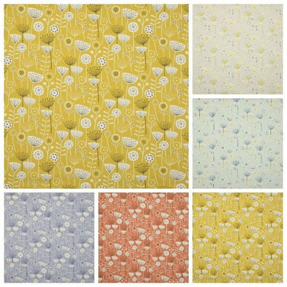 Scandi Floral Oval Tablecloth , Orange Flowers Tablecloth , Oval Tablecloth , Rectangle Tablecloth