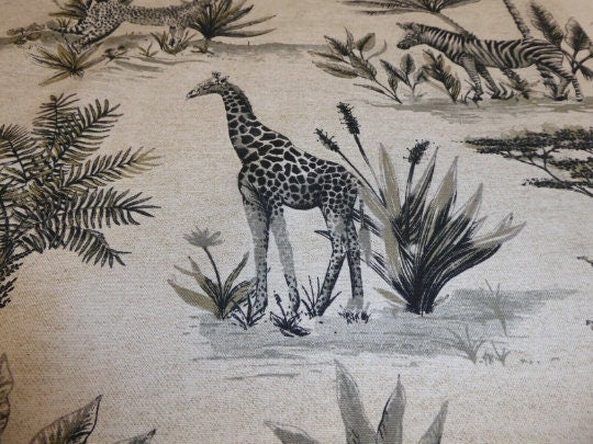 Safari Jungle Animal Natural Tablecloth , Round Tablecloth , Oval Tablecloth , Rectangle Tablecloth