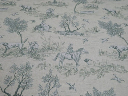 Toile Countryside Tablecloth , Tablecloth Toile De Jouy , Vintage Tablecloth , Country Life Tablecloth , Tablecloth UK