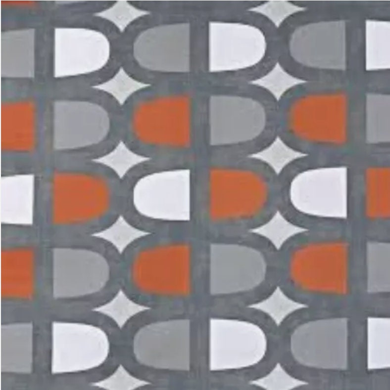 Docklands Geometric Mango Orange Cushion Cover , Throw Pillow , Scatter Cushions , Cushion Cover UK
