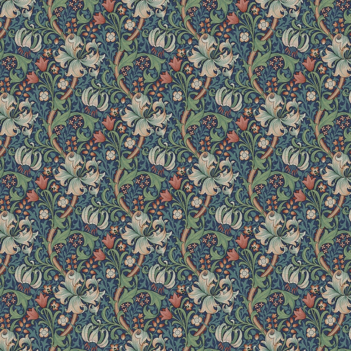 William Morris Cotton Tablecloth , Golden Lily Tablecloth , Floral Tablecloth , Round Tablecloth , Square Tablecloth , Tablecloth UK