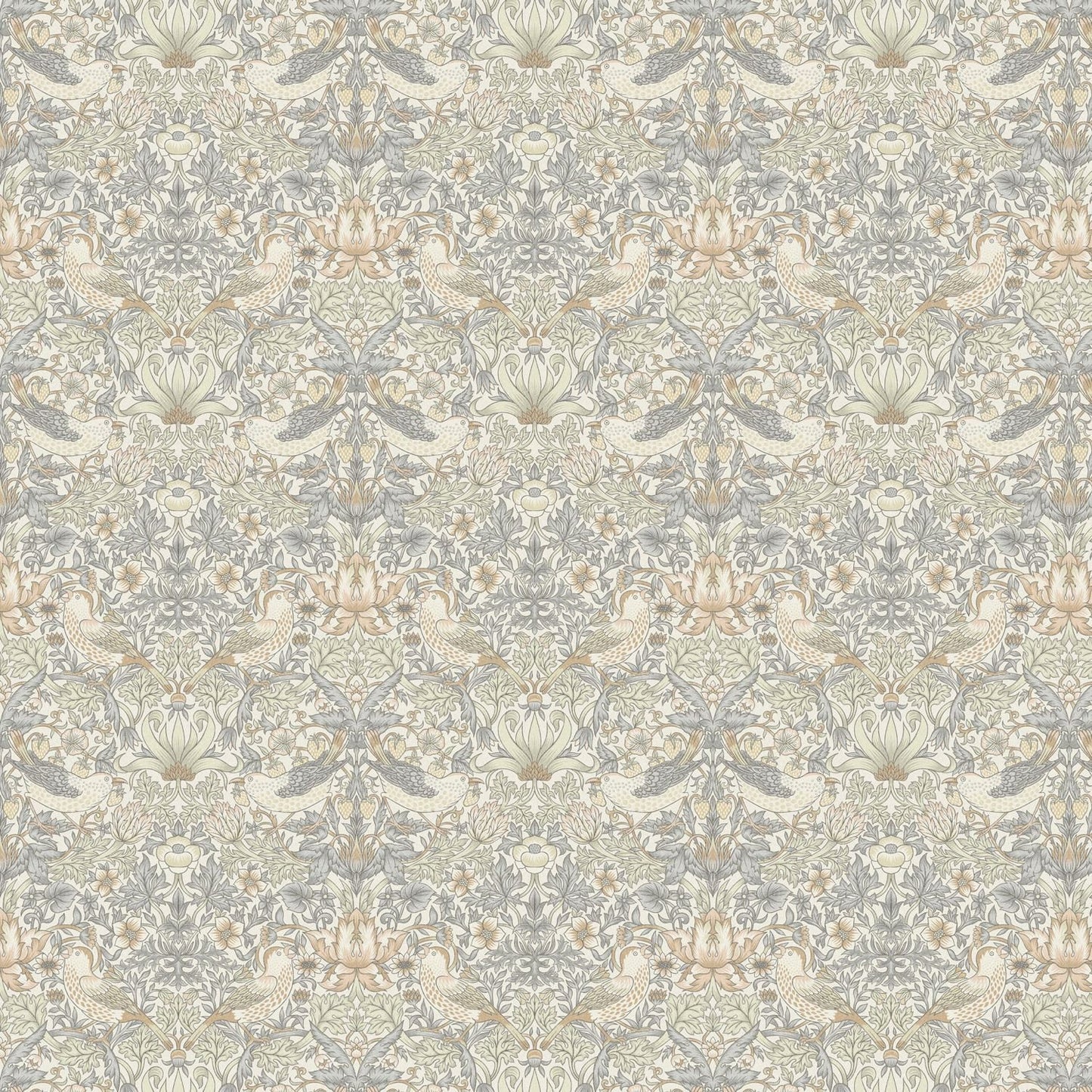 Round William Morris Tablecloth Strawberry Thief Navy , Floral Birds Tablecloth , Round Tablecloth , Square Tablecloth , Tablecloth UK