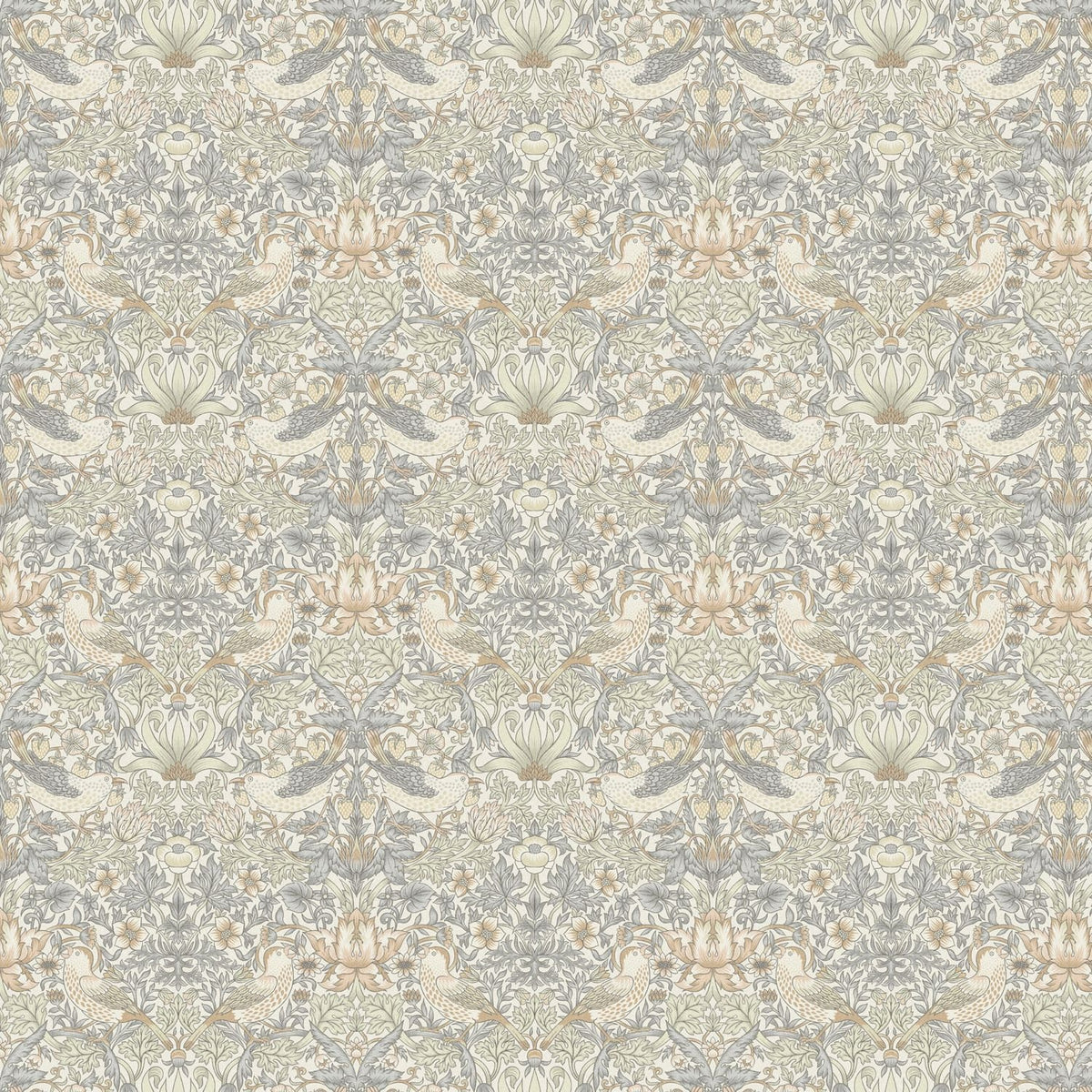 Round William Morris Tablecloth Strawberry Thief Navy , Floral Birds Tablecloth , Round Tablecloth , Square Tablecloth , Tablecloth UK