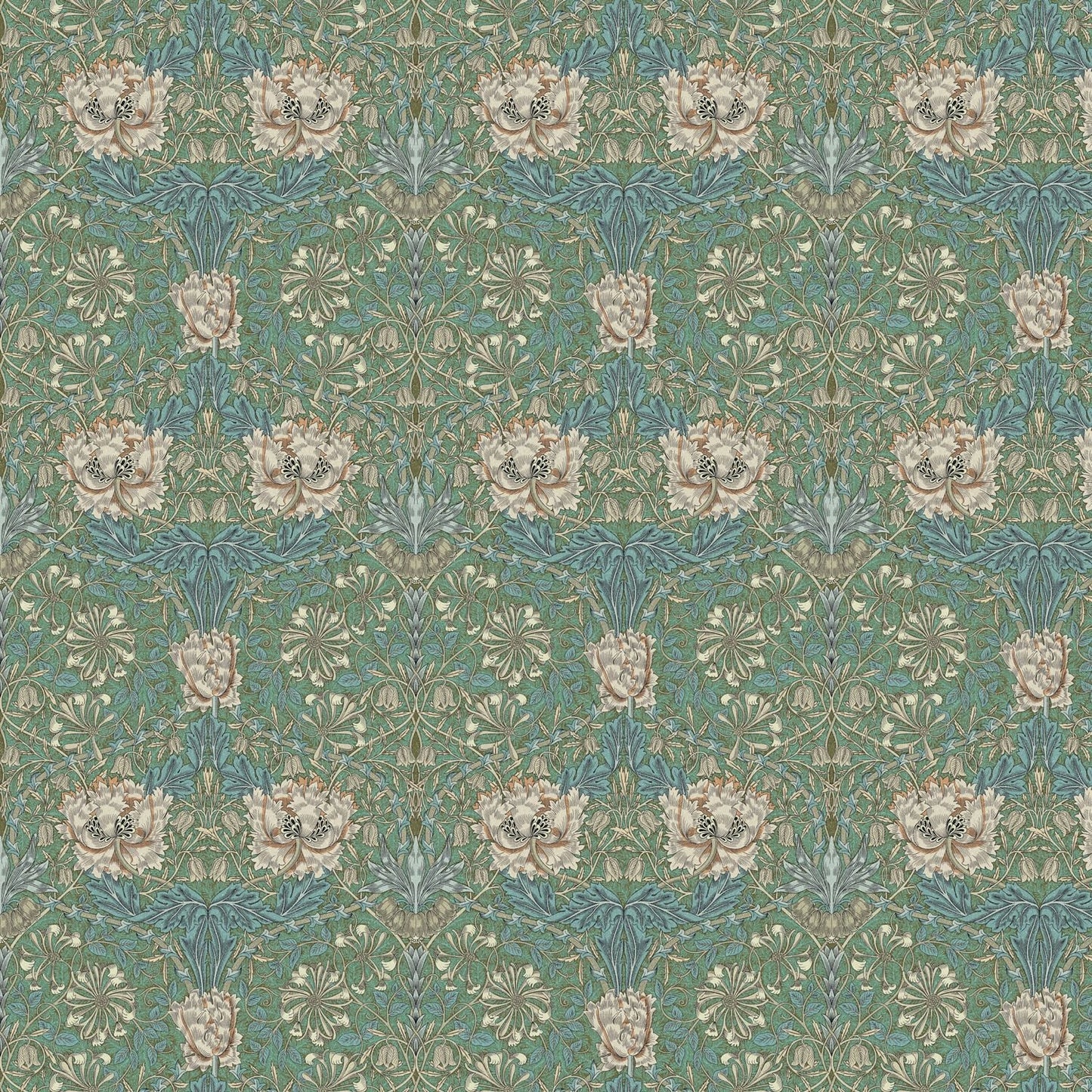William Morris Honeysuckle Tablecloth , Floral Table cloth , Round Oval Square Rectangle , Napkins , Handmade UK