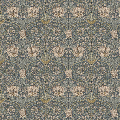 William Morris Honeysuckle Steel Tablecloth , Floral Tablecloth , Round Tablecloth , Square Tablecloth , Tablecloth UK