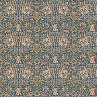 William Morris Honeysuckle Steel Tablecloth , Floral Tablecloth , Round Tablecloth , Square Tablecloth , Tablecloth UK