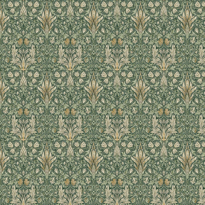 William Morris Snakeshead Tablecloth: Floral Print, Handmade Cotton