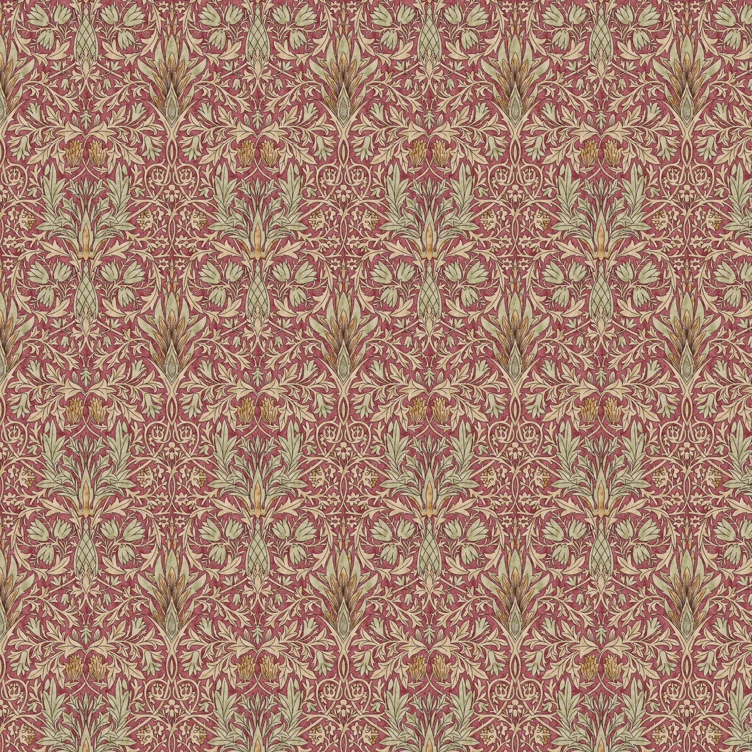 William Morris Snakeshead Tablecloth: Floral Print, Handmade Cotton