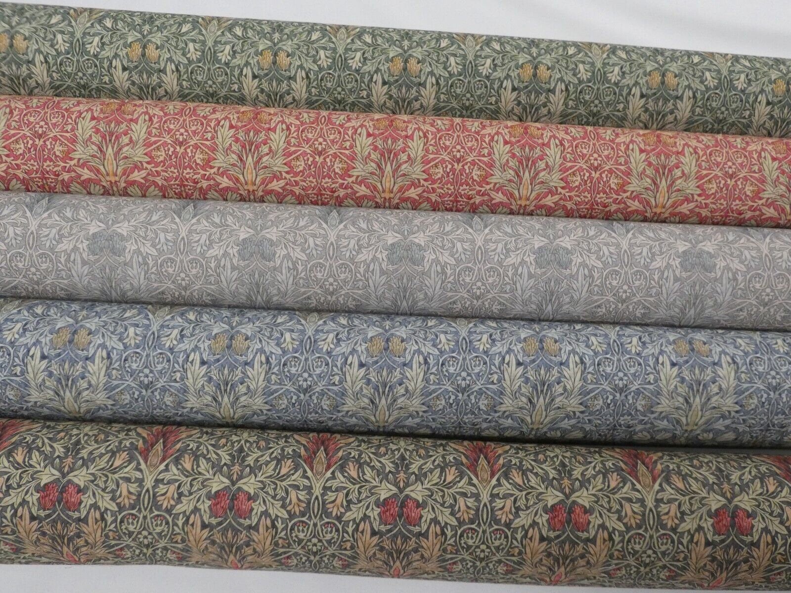 William Morris Snakeshead Tablecloth: Floral Print, Handmade Cotton