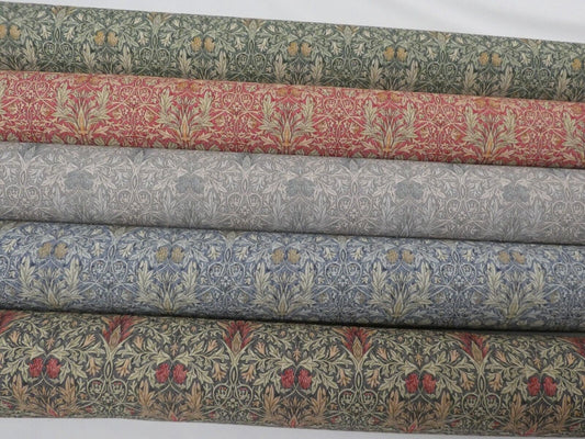 William Morris Snakeshead Tablecloth: Floral Print, Handmade Cotton