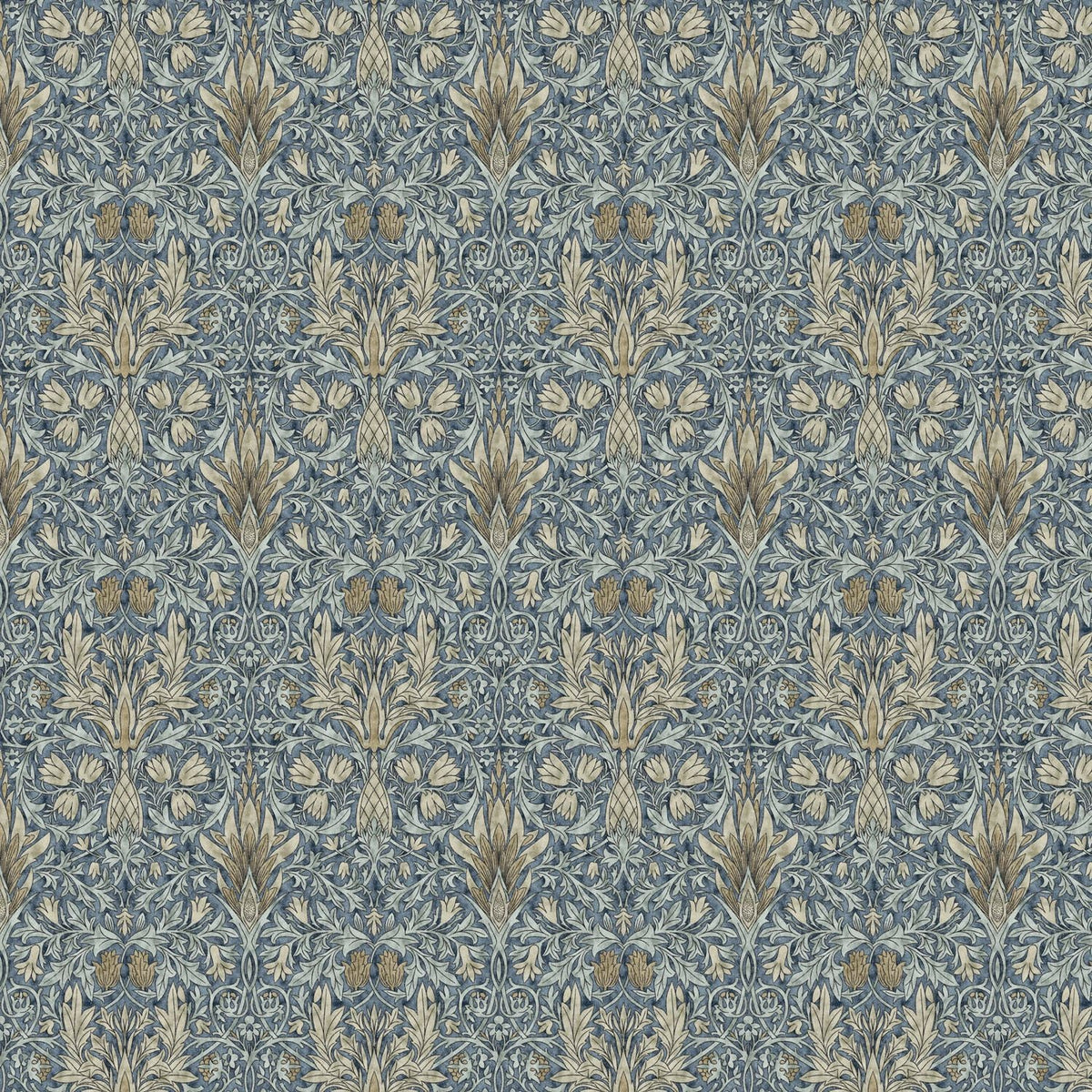 William Morris Tablecloth Snakeshead Denim Blue , Floral Tablecloth , Round Tablecloth , Square Tablecloth , Tablecloth UK