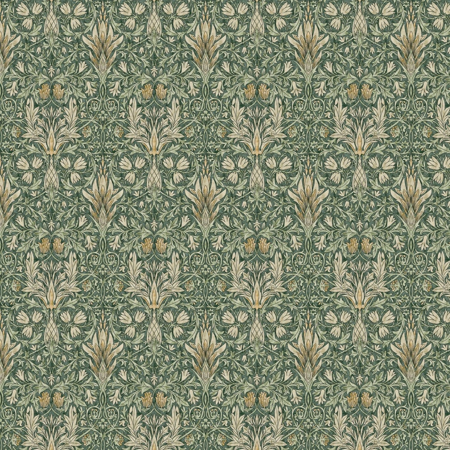 William Morris Tablecloth Snakeshead Forest Green , Floral Tablecloth , Round Tablecloth , Square Tablecloth , Tablecloth UK