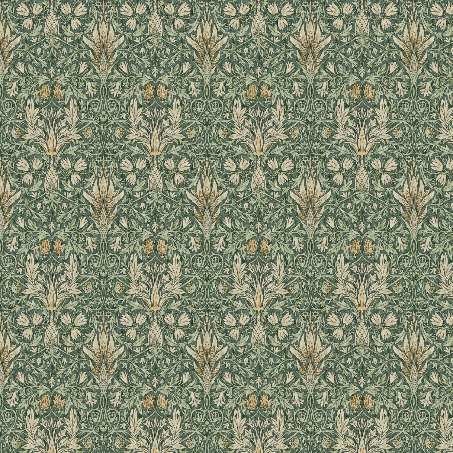William Morris Tablecloth Snakeshead Forest Green , Floral Tablecloth , Round Tablecloth , Square Tablecloth , Tablecloth UK