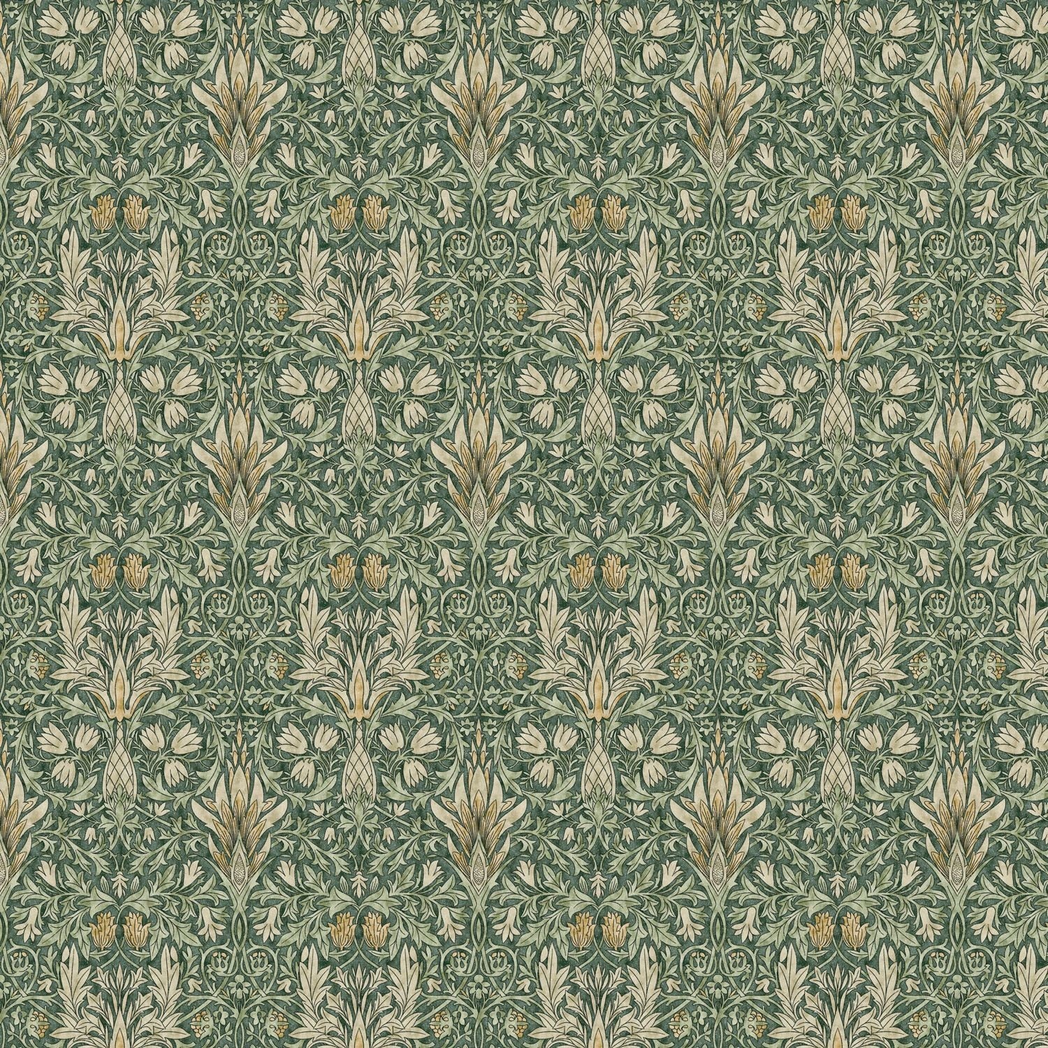 William Morris Tablecloth Snakeshead Forest Green , Floral Tablecloth , Round Tablecloth , Square Tablecloth , Tablecloth UK