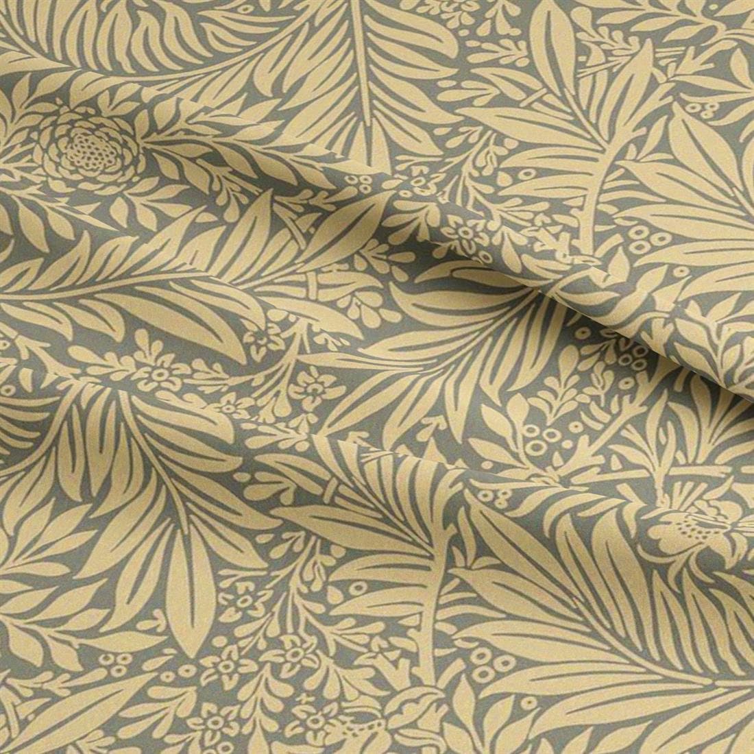 William Morris Larkspur Grey Tablecloth , Rectangle Tablecloth , Christmas Tablecloth , Round Tablecloth , Oval Tablecloth